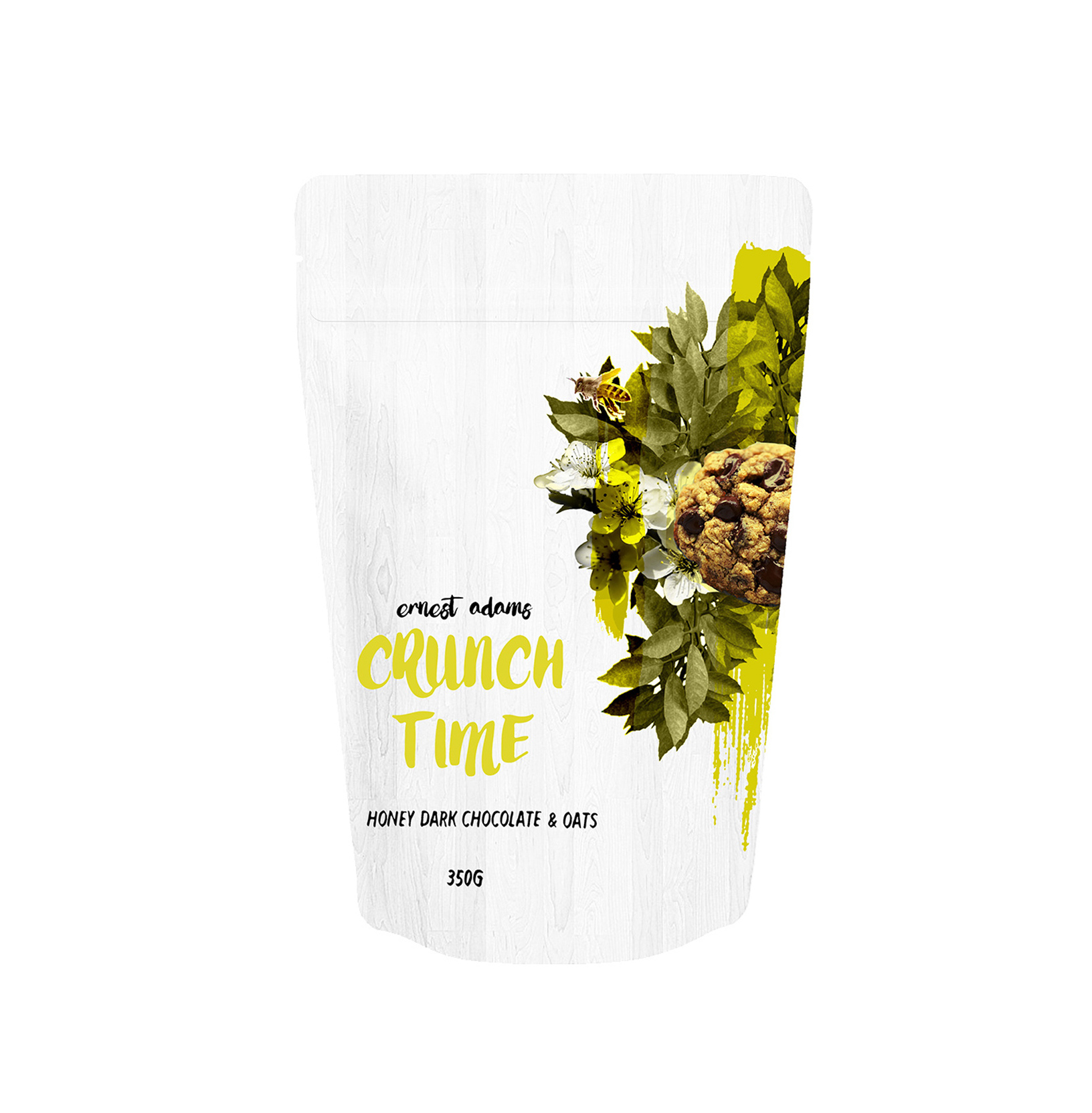crunch time honey oats and dark choclate packaging